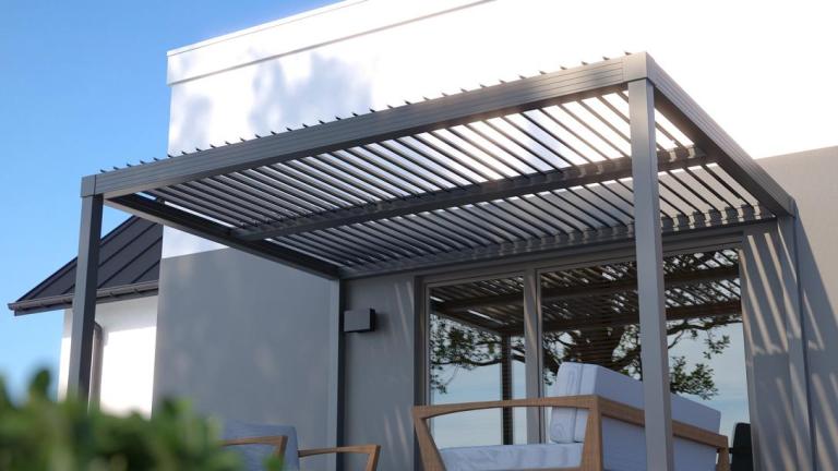 Une pergola bioclimatique à Auxerre pour sublimer votre terrasse
